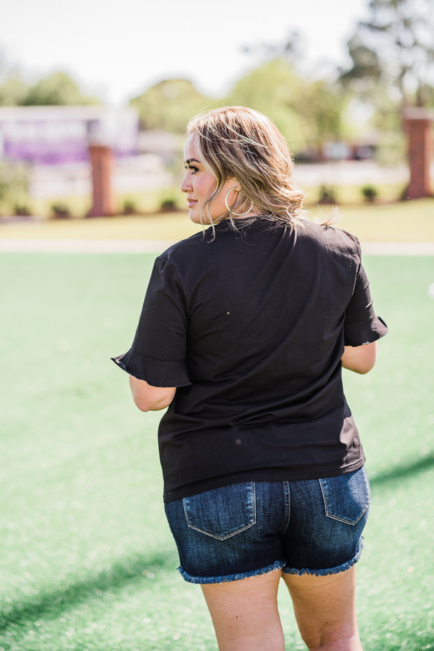 Game Day Spirit Tee - Black