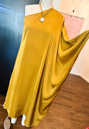 Golden Satin Dress