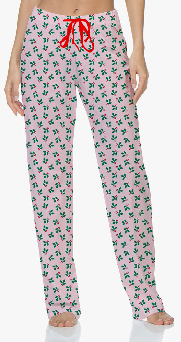 Holly Jolly Pink PJ Pants