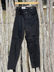Judy Blue Distressed Black Jeans