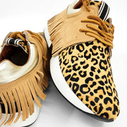 Pepa Leopard Hair Sneakers