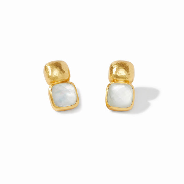 Julie Vos Catalina Earring Gold -Clear