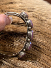 Purple Spiny Cuff Bracelet