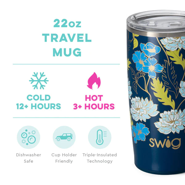 SWIG Water Lily 22 oz Travel Mug