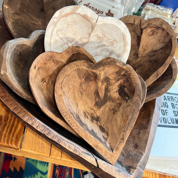 Little Wooden Heart Bowl