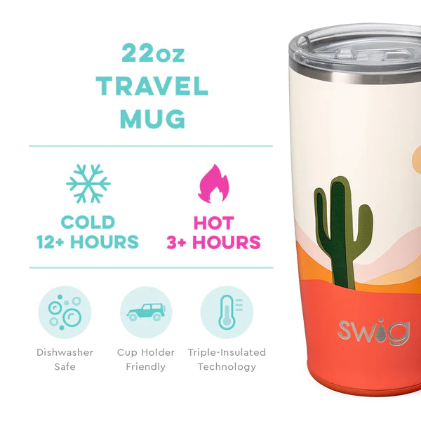 SWIG Boho Desert 22 oz Travel Mug