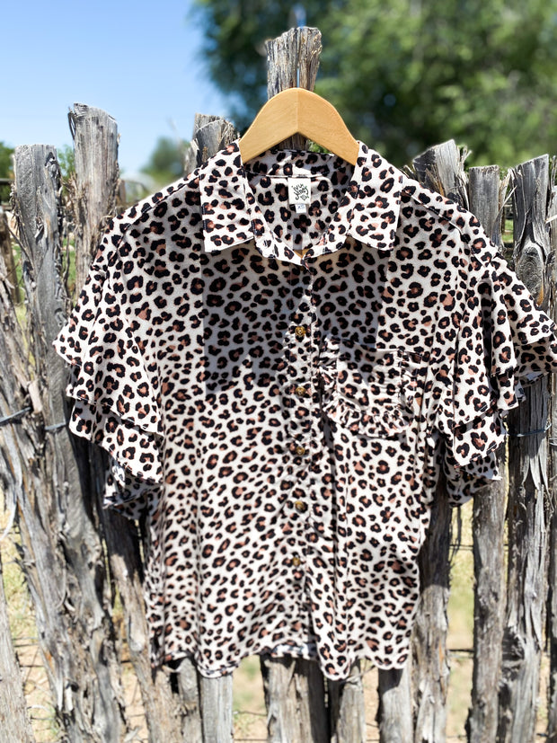 Ivy Leopard Fancy Camp Shirt