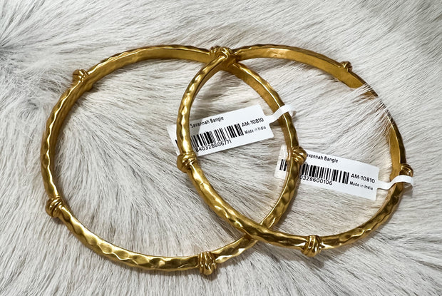 Savannah Bangle Gold - multiple sizes