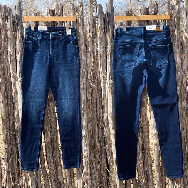 Judy Blue Super Dark Wash Skinny Jeans