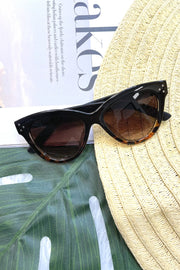 Black + Tortoise Cat Eye Sunglasses