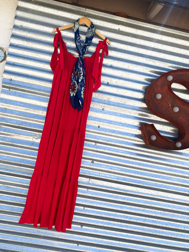 Molly Maxi Dress - Red