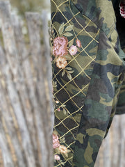 Gold Embroidered Camo Jacket