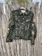 Gold Embroidered Camo Jacket